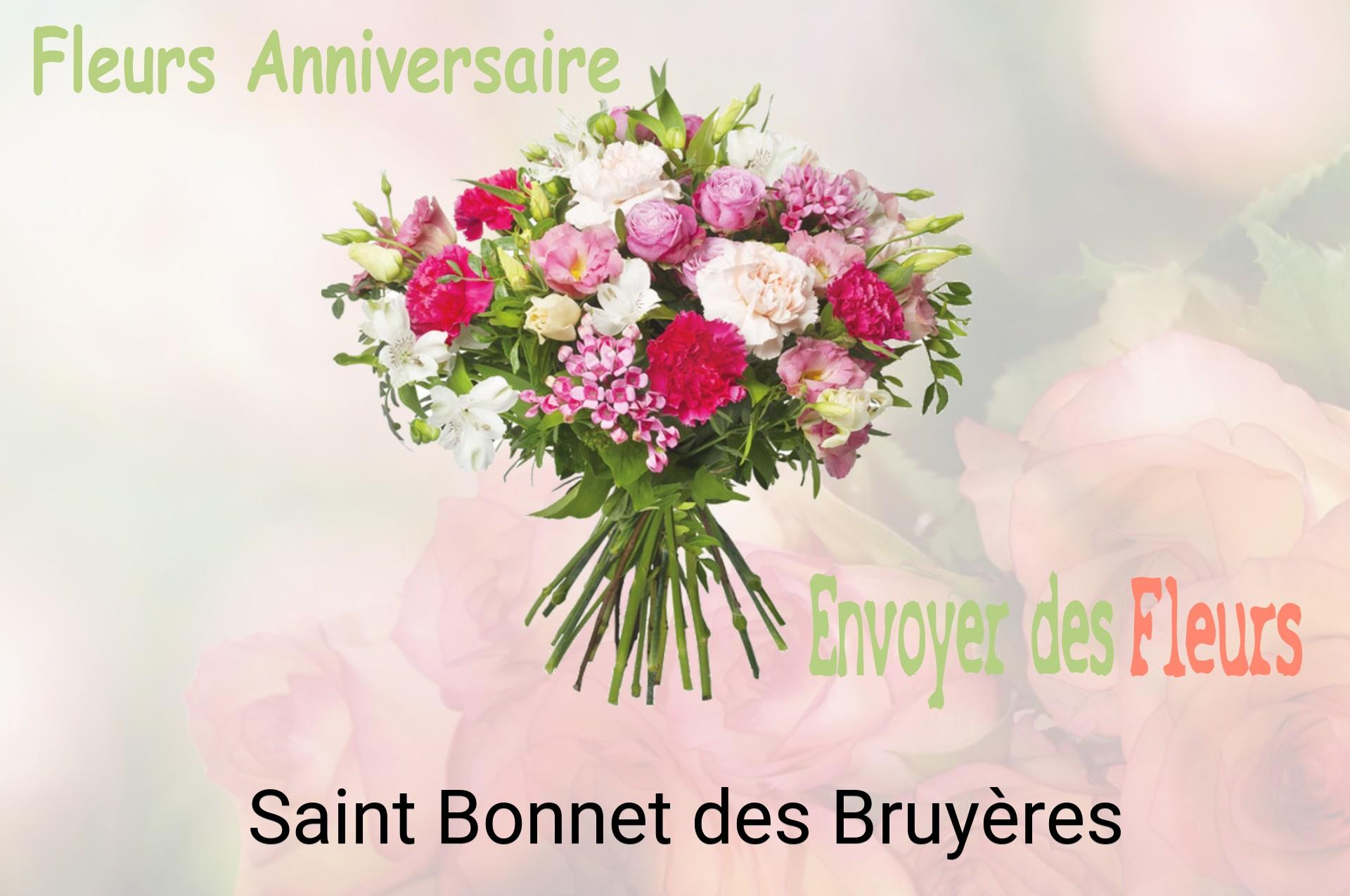 Bouquet de fleurs d’anniversaire livré à Saint-Bonnet-des-Bruyères